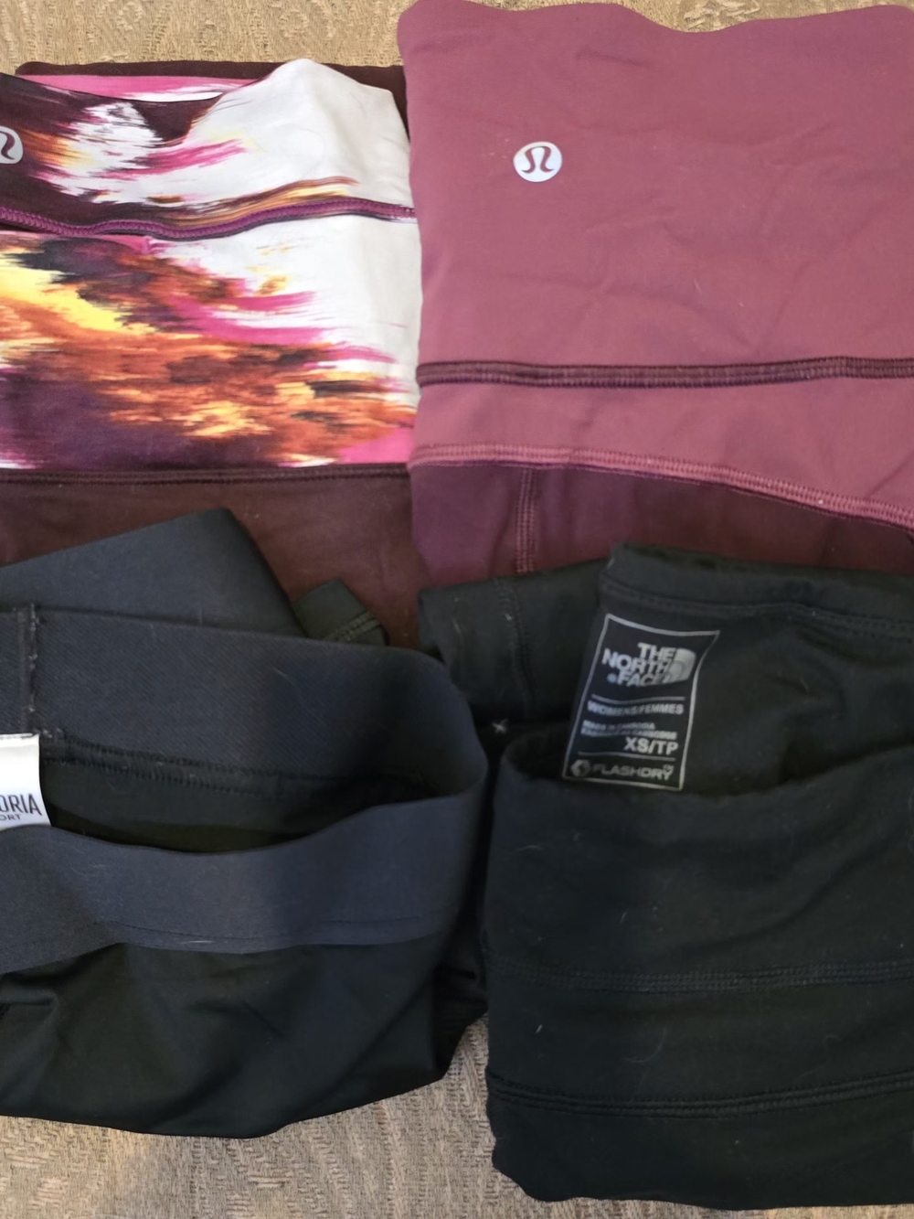 Lululemon Athletica, North Face, VS - Leggings, Shorts